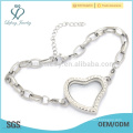 316l Stainless steel magnetic lockets chain bracelet,special women bracelet jewelry
